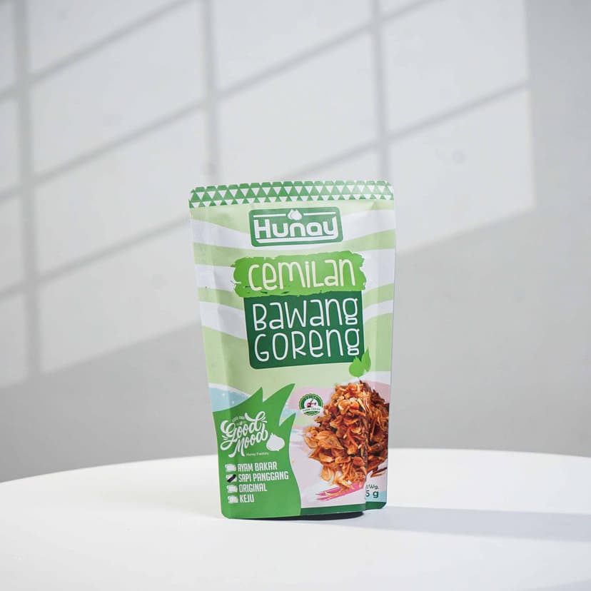 Camilan Bawang Kemasan Pouch 125gr